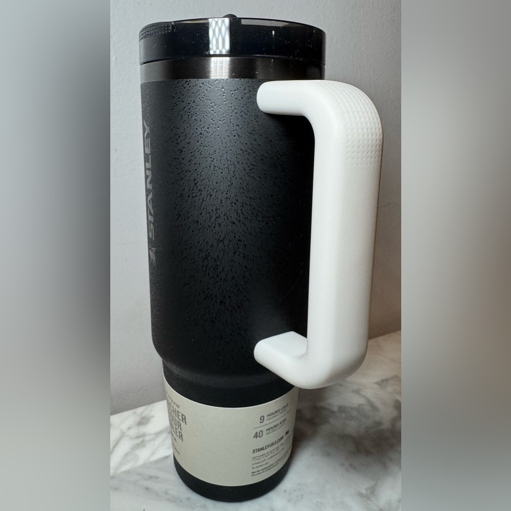 ✨🆕 Stanley 30 oz Shadow Moon Quencher ProTour Flip Straw Tumbler W/ White Handle - Picture 2 of 6